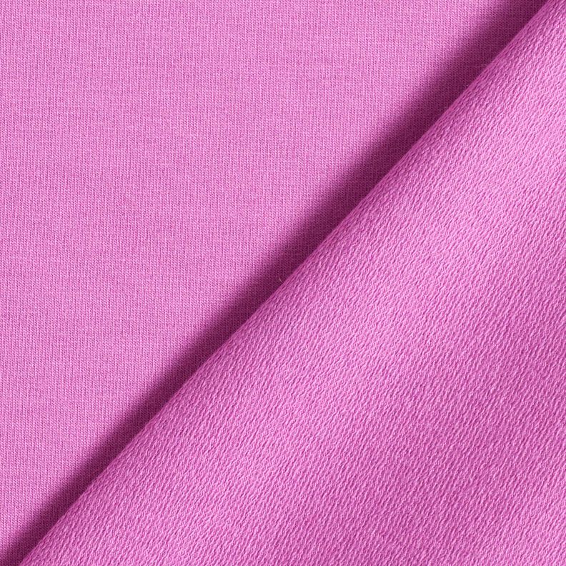 French Terry léger uni – lilas rouge,  image number 5