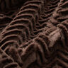Fausse fourrure à chevrons – marron moyen,  thumbnail number 2