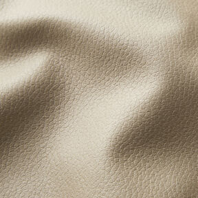 Tissu de revêtement Imitation cuir Léger gaufrage – taupe, 