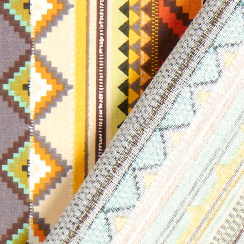 Cretonne coton Inca – terre cuite, image number 4