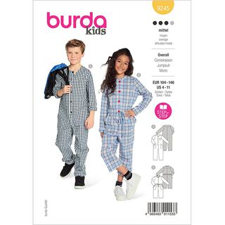 Combinaison  | Burda 9245 | 104-146, 
