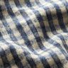 Tissu pour manteau en laine mélangée à petits carreaux – beige/bleu,  thumbnail number 3