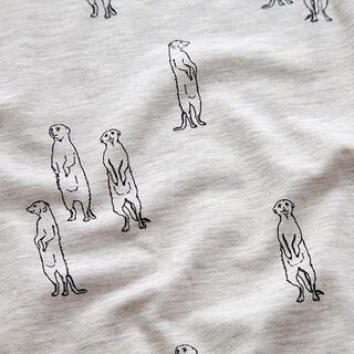 Jersey coton Suricates – nature, 