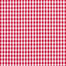 Tissu en coton Vichy à carreaux 0,5 cm – rouge/blanc,  thumbnail number 1