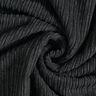 Velours côtelé avec envers fausse fourrure – noir,  thumbnail number 3