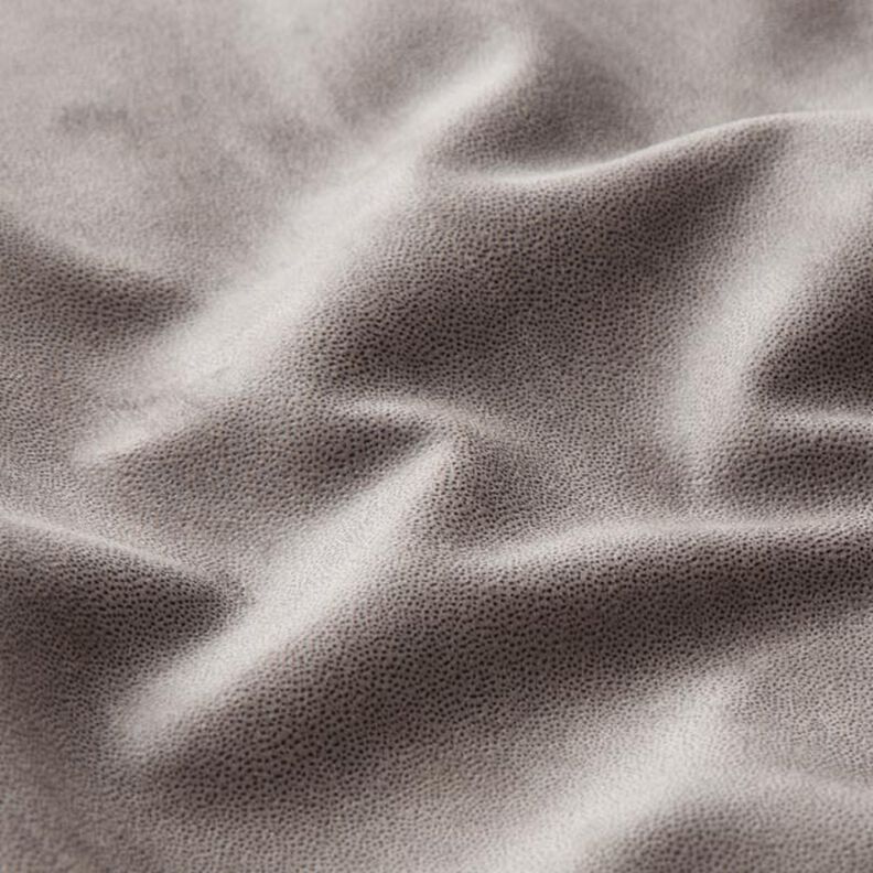 Tissu d’ameublement Aspect cuir ultramicrofibre – gris – Échantillon,  image number 2