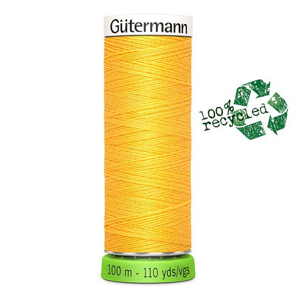 Fil à tout coudre rPET [417] | 100 m  | Gütermann – jaune soleil,  image number 1