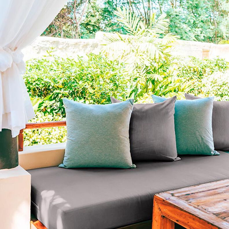 Tissu d’extérieur Acrisol Liso – gris foncé,  image number 4