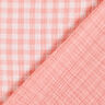 Tissu double gaze de coton Carreaux vichy à fil teinté – vieux rose/blanc,  thumbnail number 1