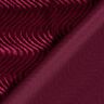 Velours stretch gaufré – rouge bordeaux,  thumbnail number 4