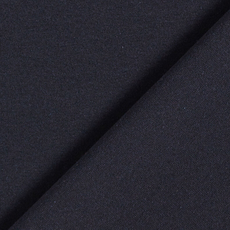 Jersey en coton mélangé recyclé – bleu nuit,  image number 3