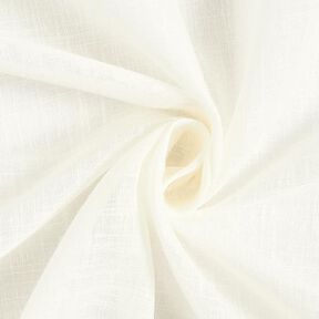 Tissu rideau voile aspect lin 300 cm – écru, 