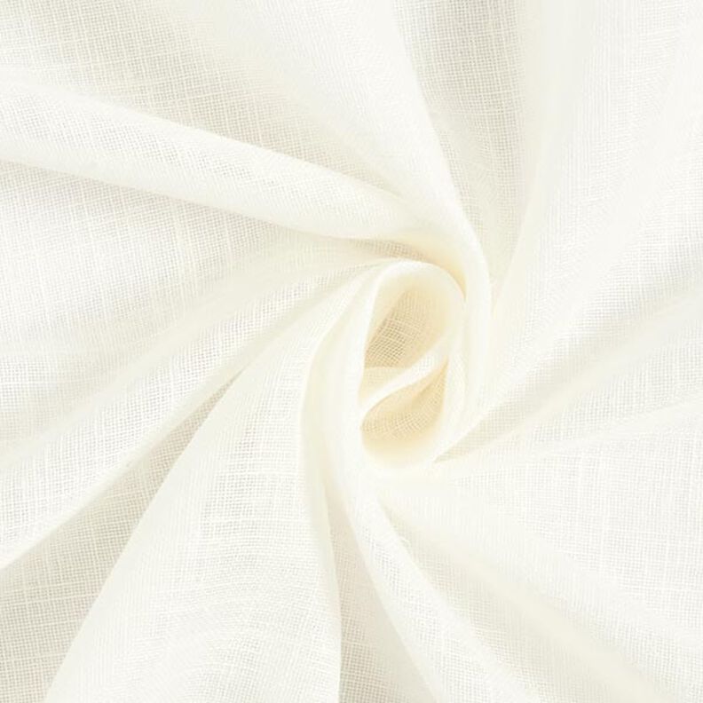 Tissu rideau voile aspect lin 300 cm – écru,  image number 1