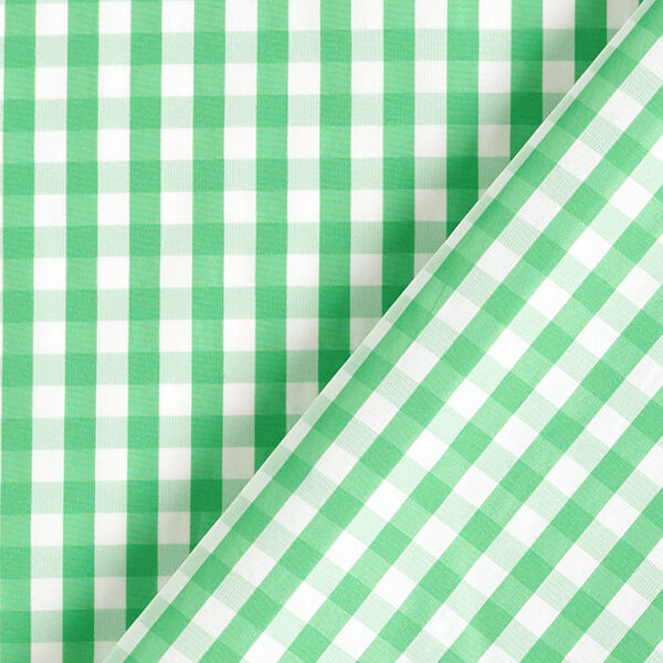 Soie à ballons carreaux Vichy – vert/blanc,  image number 4