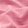 Tissu en coton Vichy à carreaux 0,2 cm – rouge/blanc,  thumbnail number 2