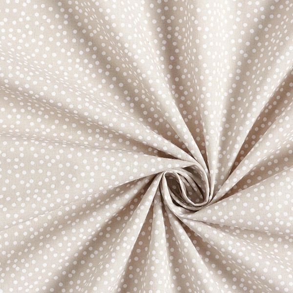 Tissu en coton Cretonne points irréguliers – sable,  image number 4