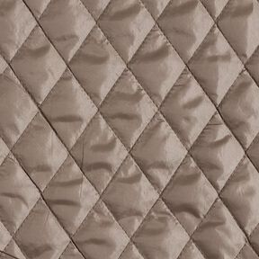 Doublure matelassée en losanges – taupe, 