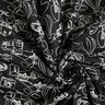 Tissu en coton En balade – noir/blanc,  thumbnail number 3