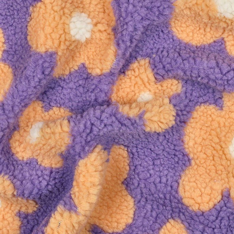 Ourson Fleurs | Poppy Fabrics &ndash; lavande/abricot,  image number 2