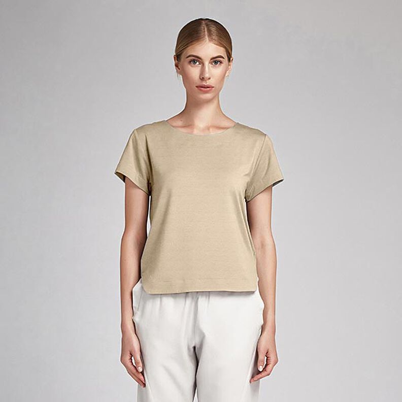Batiste de coton Uni – beige clair, image number 5