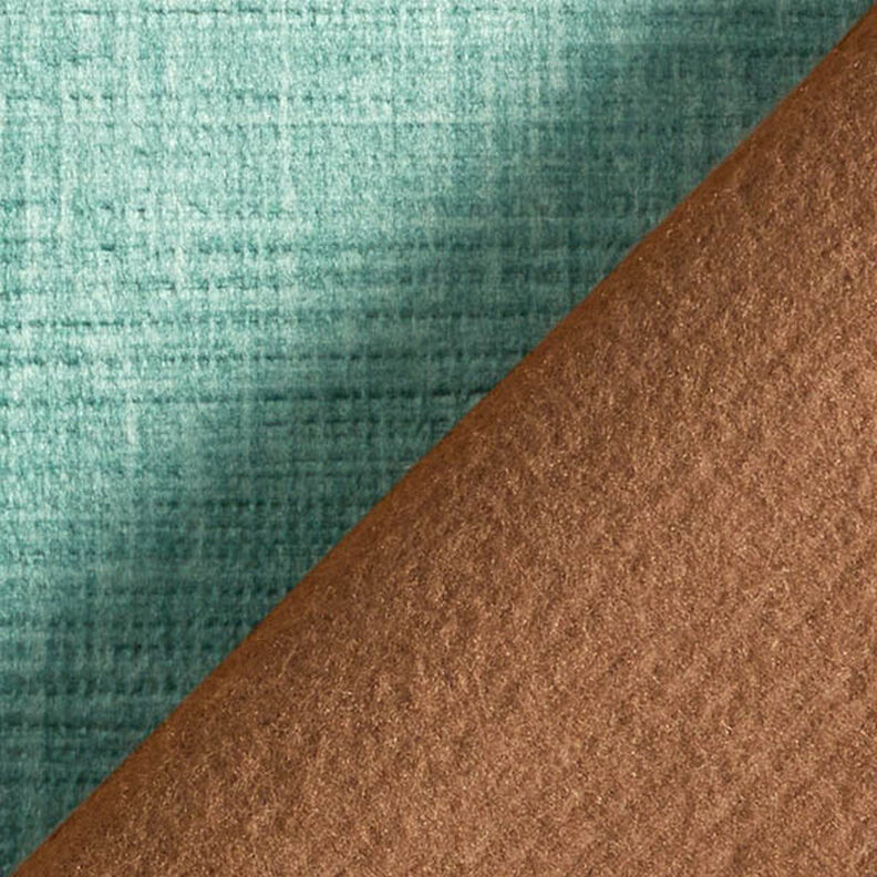 Tissu de revêtement Aspect tissé velouté – turquoise clair,  image number 3