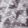 Popeline coton Moyens étoiles – gris/blanc,  thumbnail number 2