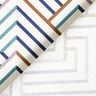 Tissu de décoration Semi-panama losanges modernes – blanc/bleu,  thumbnail number 4
