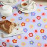 Coton enduit Fleurs joyeuses | Poppy Fabrics – bleu bébé/rose,  thumbnail number 8