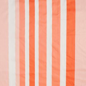 Tissu pour chemisier Grandes rayures horizontales – corail/rose clair, 