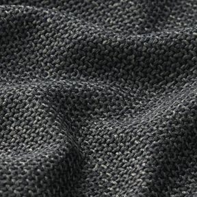 Tissu d’ameublement Sergé croisé épais Bjorn – anthracite | Reste 80cm, 