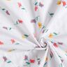 Batiste de coton fin Fleurs brodées | Poppy Fabrics – blanc/orange néon,  thumbnail number 3