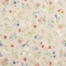 Coton enduit Fleurs alpines – nature/bleu,  thumbnail number 1
