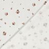 Tissu double gaze de coton Fleurs – blanc,  thumbnail number 4