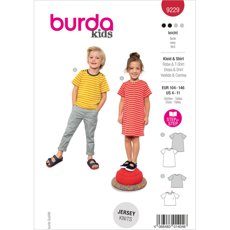 Robe / Chemise | Burda 9229 | 104-146,  image number 1