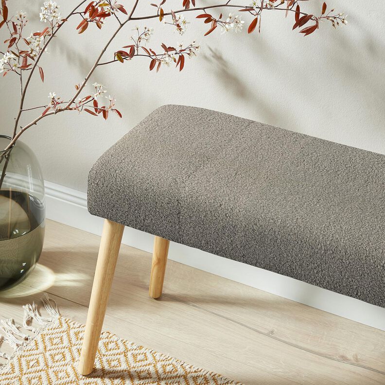 Tissu de revêtement Aspect peau de mouton – taupe, image number 7