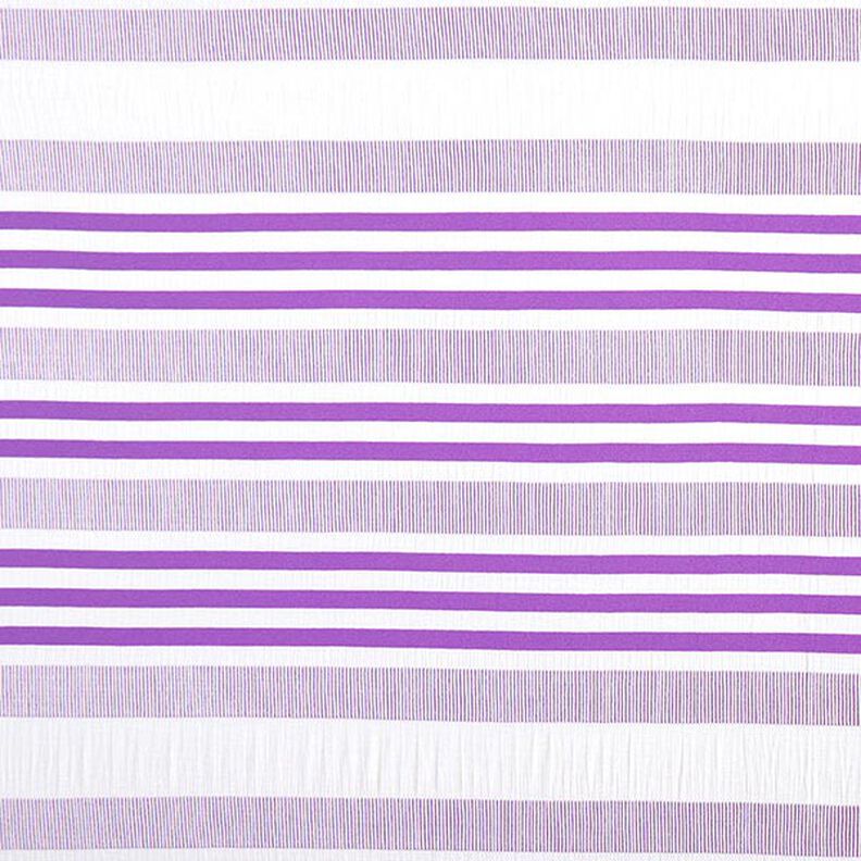 Jersey viscose aspect crash – blanc/lilas, image number 1