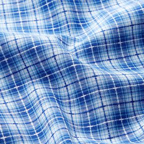 Tissu de coton Carreaux dégradés – blanc/bleu roi, 
