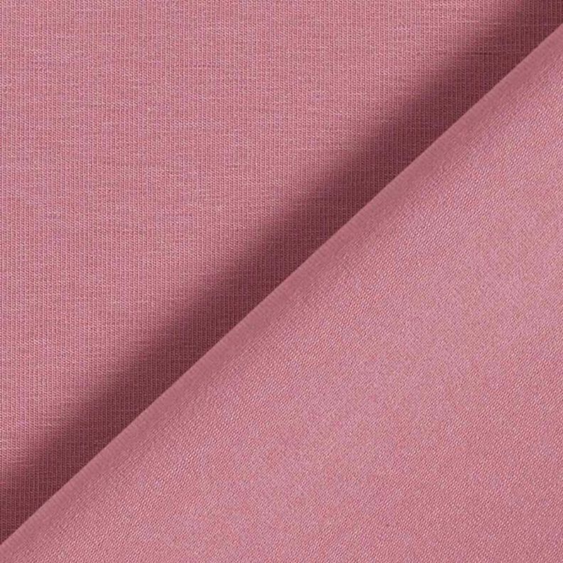 Jersey coton Medium uni – vieux rose foncé,  image number 5
