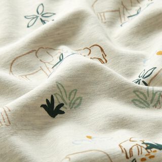 Jersey coton Éléphants dans la steppe | by Poppy – nature, 