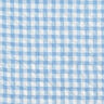 Seersucker à gros carreaux vichy – blanc/bleu clair,  thumbnail number 1