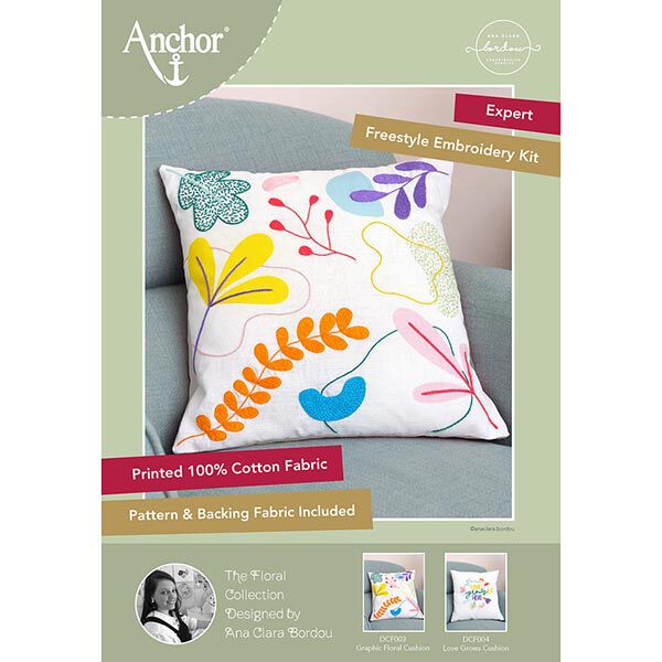 Kit broderie Housse de coussin rêve floral, image number 1