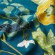 Tissu de décoration Semi-panama Plantes tropicales – pétrole,  thumbnail number 2