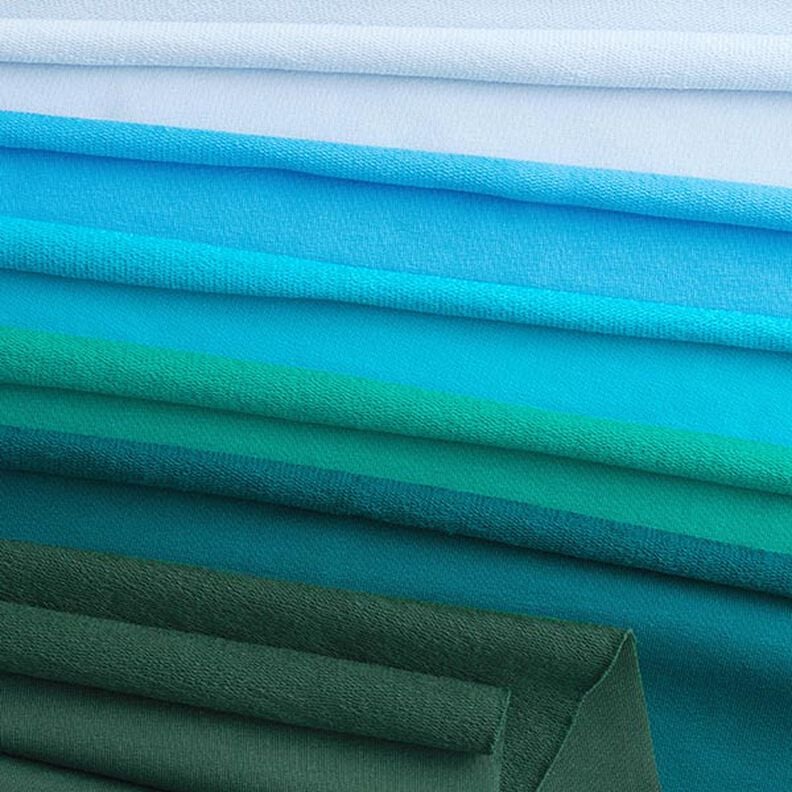 French Terry léger uni – bleu clair,  image number 8