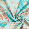 Viscose Voile Fleurs Tiffany – turquoise clair,  thumbnail number 3