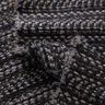 Tissu pour manteau en laine vierge mélangée Lurex chiné – anthracite,  thumbnail number 3