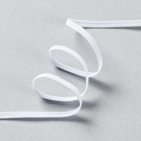 Bande en caoutchouc [10 m | 5 mm] – blanc, 