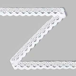 Dentelle au fuseau (10 mm) 1 – blanc, 