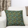 Tissu de décoration Popeline coton Léopards dans la jungle – vert/jaune,  thumbnail number 6