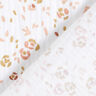 Tissu double gaze de coton Fleurs abstraites – blanc,  thumbnail number 4