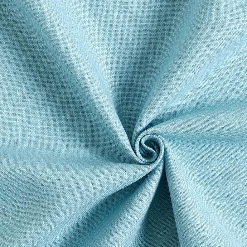 Pur lin lourd Uni – bleu clair, image number 1